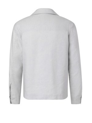 Leinen-Overshirt Lavoro mit aufgesetzten Brusttaschen