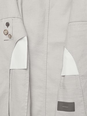 Einreihiges Sakko Giro aus einem Leinenmischgewebe, Shaped Fit