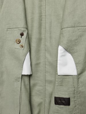 Einreihiges Sakko Giro aus einem Leinenmischgewebe, Shaped Fit