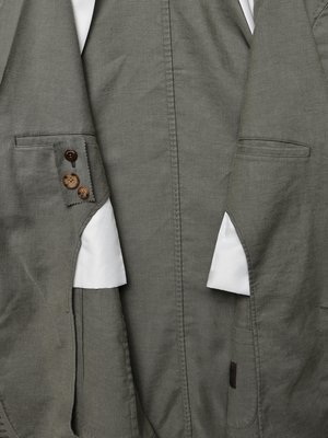 Einreihiges Sakko Giro aus einem Leinenmischgewebe, Shaped Fit
