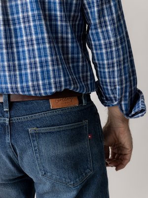 Jeans Andrew Milano aus Baumwolle mit Waschung