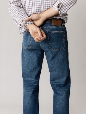 Jeans Steve Siena im Washed-Look aus Baumwolle