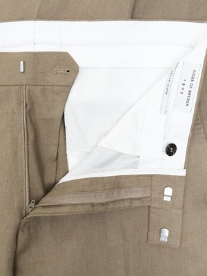 Anzughose aus Leinen, Regular Fit