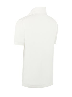 Geripptes Poloshirt aus Baumwolle