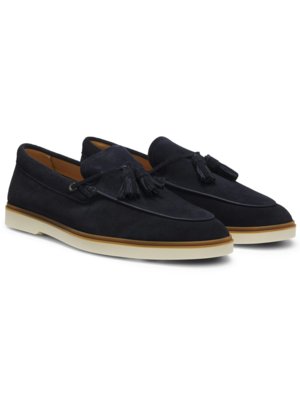 Sportlicher Loafer Hedley aus Veloursleder mit Quasten