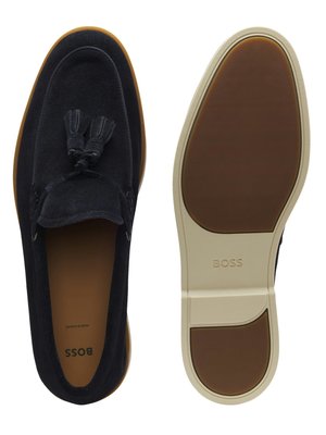Sportlicher Loafer Hedley aus Veloursleder mit Quasten