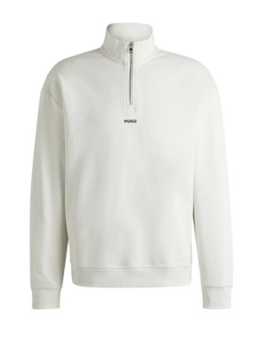 Sweat-Troyer mit dezentem Label-Schriftzug