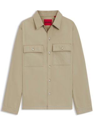 Overshirt aus softem Baumwoll-Canvas