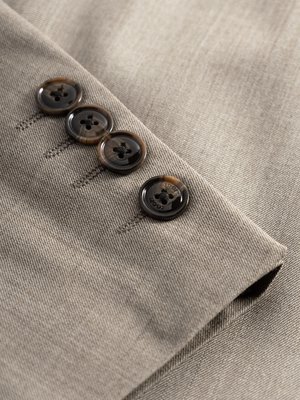 Anzugsakko aus Wolle mit Stretchanteil, Slim Fit