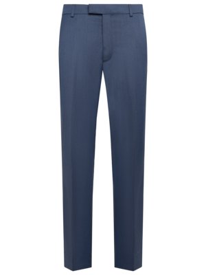 Anzughose aus Schurwolle mit Stretchanteil, Slim Fit