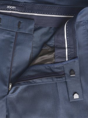 Anzughose aus Schurwolle mit Stretchanteil, Slim Fit
