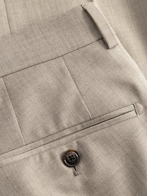 Anzughose aus Schurwolle mit Stretchanteil, Slim Fit