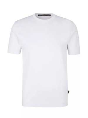 Strick-T-Shirt aus einem Baumwolljersey, Regular Fit