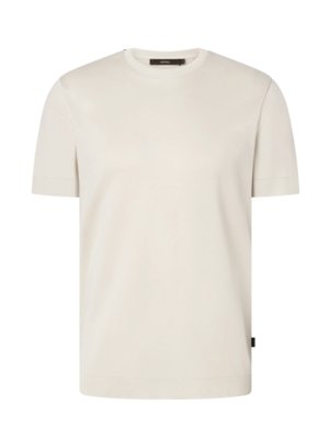Strick-T-Shirt aus einem Baumwolljersey, Regular Fit