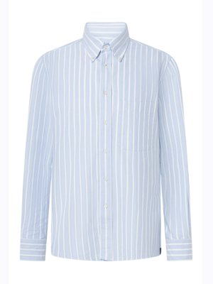 Oxfordhemd aus Baumwolle mit Streifen, Regular Fit