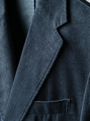 Anzugsakko aus softem Baumwoll-Feincord, Shaped Fit