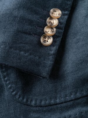 Anzugsakko aus softem Baumwoll-Feincord, Shaped Fit