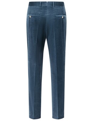 Anzughose aus softem Baumwoll-Feincord, Shaped Fit