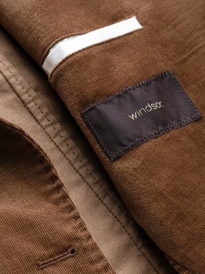 Zweireihiges Anzugsakko in Cord-Qualität, Shaped Fit