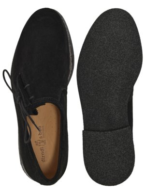 Traditionelle Haferlschuhe aus Rinderrauleder
