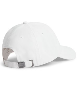 Cap aus Baumwolle mit Struktur und gesticktem Label-Schriftzug