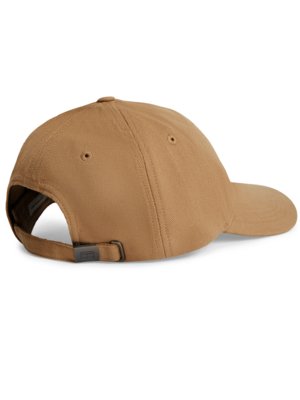 Cap aus Baumwolle mit Struktur und gesticktem Label-Schriftzug