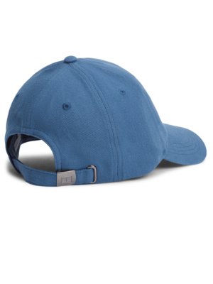 Cap aus Baumwolle mit Struktur und gesticktem Label-Schriftzug