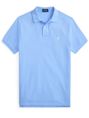 Piqué-Poloshirt mit Logo-Stickerei, Custom Slim Fit