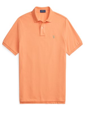Piqué-Poloshirt aus Baumwolle mit Logo-Stickerei, Slim Fit