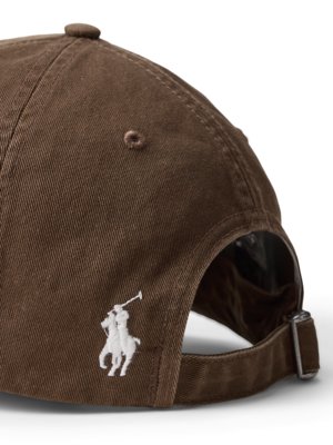 Cap aus Baumwolle mit Label-Stickerei