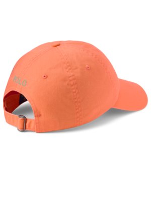 Cap aus Baumwoll-Twill mit Pony-Stickerei 