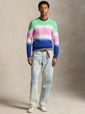 Jeans aus Ring-Spun Denim im Vintage-Bleached-Look