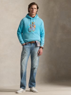 Softer Hoodie mit Bike Polo Bear-Print