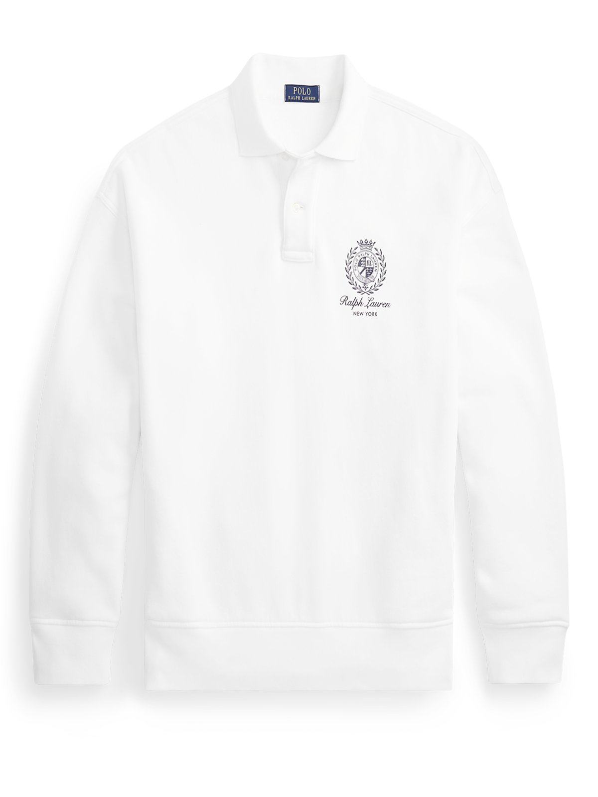 Polo Ralph Lauren Sweatshirt mit Polokragen und Print, Relaxed Fit in XL
