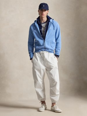 Sweatjacke mit Kapuze und kleiner Pony-Stickerei