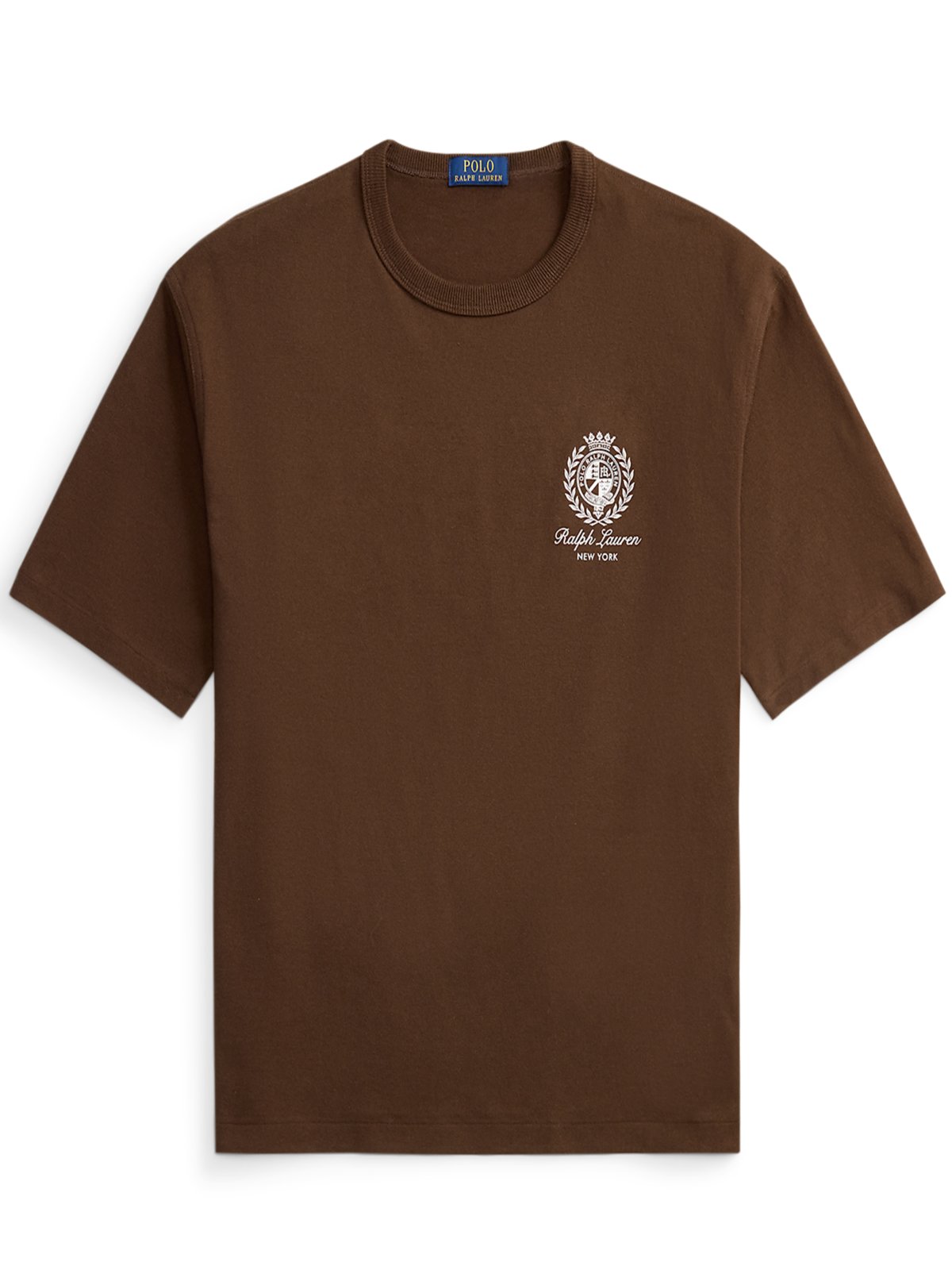 Polo Ralph Lauren T-Shirt aus einem Baumwollstrick mit rückseitigen Wappen-Print, Relaxed Fit in M
