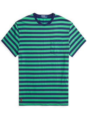 Softes T-Shirt aus Baumwolle mit Ringelstreifen, Classic Fit