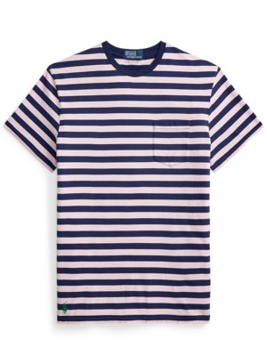 Softes T-Shirt aus Baumwolle mit Ringelstreifen, Classic Fit