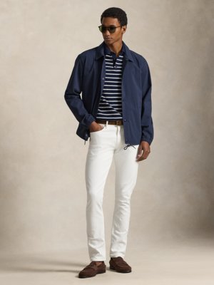 Leichter Seersucker-Blouson mit Stretch und Struktur