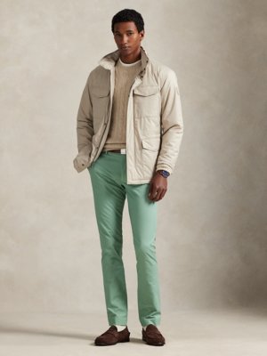 Glatte Stretch-Chino Greenwich, Slim Fit
