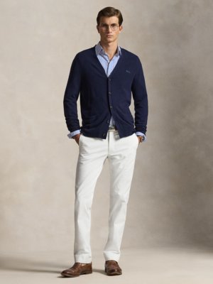Glatte Stretch-Chino Greenwich, Slim Fit