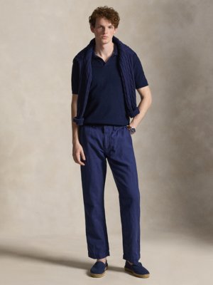 Leinenhose Bedford mit Baumwollanteil, Classic Fit