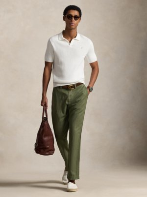 Leinenhose Bedford mit Baumwollanteil, Classic Fit