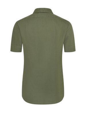 Kurzarmhemd mit Logo-Aufnäher und Resort-Kragen, Classic Fit