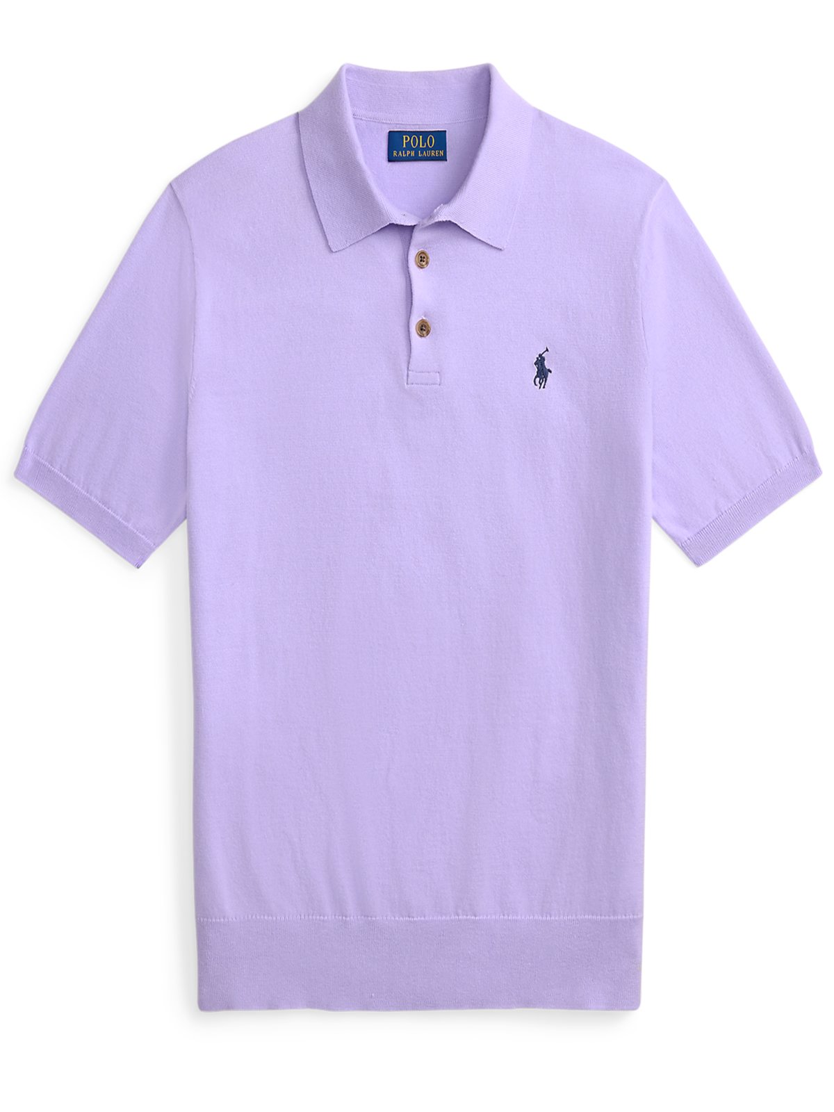 Polo Ralph Lauren Softes Feinstrick-Poloshirt mit Pony-Stickerei in L