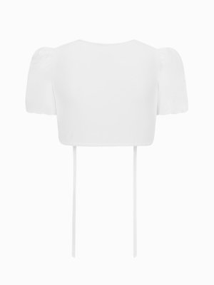Dirndlbluse Irma mit kurzem Puffarm