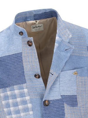 Patchwork-Blazer Lusandro mit Stehkragen im Landhausstil