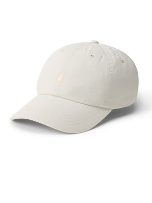 Cap aus Baumwoll-Twill mit Pony-Stickerei 