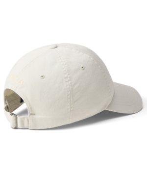 Cap aus Baumwoll-Twill mit Pony-Stickerei 