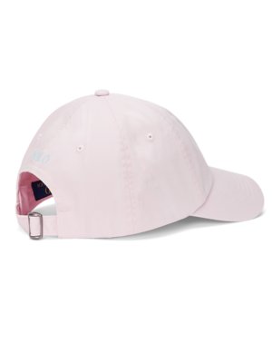 Cap aus Baumwoll-Twill mit Pony-Stickerei 